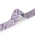 Лента ременная 50 мм нейлон ZIGZAG белый лаванда Италия