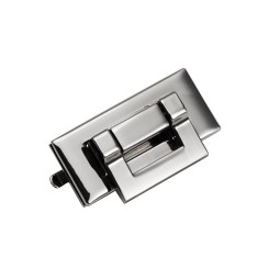 Замок НІКЕЛЬ сумочний 46х21 мм