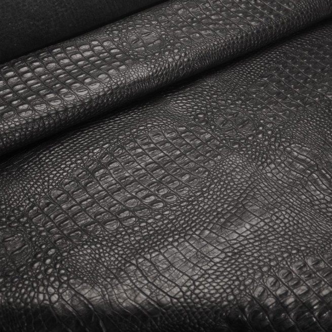 Шкіра ВРХ Крокодил BebiZ чорний 1,0-1,1 Туреччина