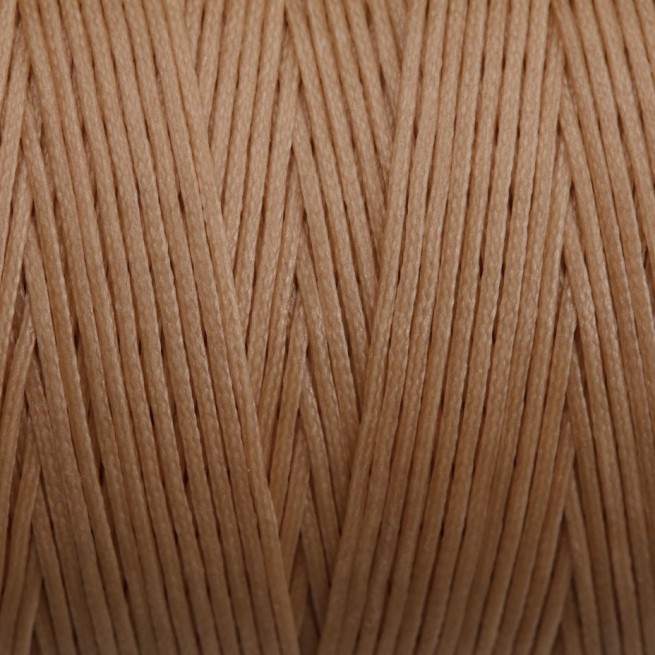 Нить вощеная плоская 500 м 1,0 мм беж песок Турция