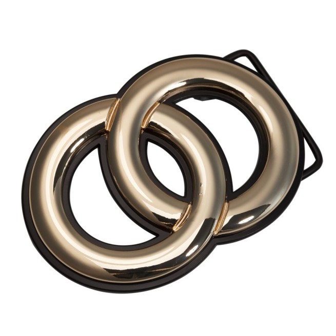 Пряжка ЗОЛОТО чорна 40 мм тип 26313 Франція