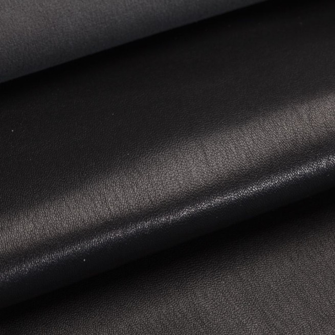 Шкіра одягова стрейч Magisco чорний 0,6-0,7 Франція
