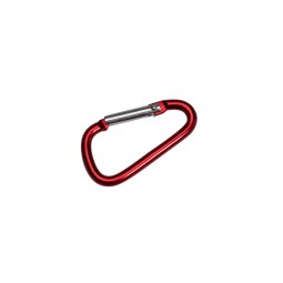 Карабин АЛЮМИНИЙ красный 47х38 мм тип047