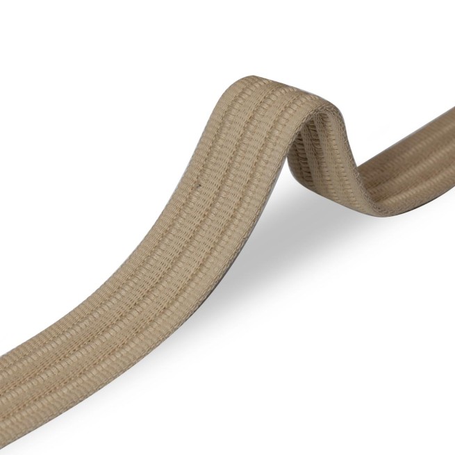 Стрічка ремінна 40 мм х/б ПЛЕТЕНКА беж Італія