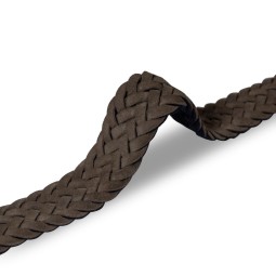 Стрічка ремінна 35 мм спил-велюр+текстиль зелений Італія