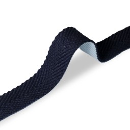 Стрічка ремінна 35 мм х/б DF синій блакитний Італія