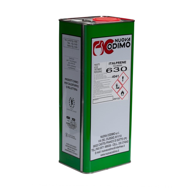 Клей для шкіри ITALPRENE TR A FREDDO 630 на основі неопрену жовтий