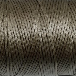 Нить вощеная плоская 100 м 1,0 мм серый мох Турция