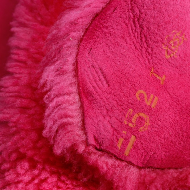 Хутро для дублянки овчина DF Замш рожевий азалія 15мм т/т Італія