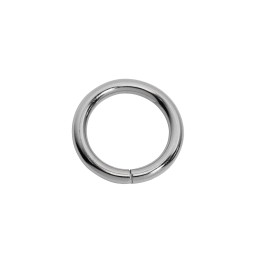 Кільце НІКЕЛЬ 25х6 мм гнуте
