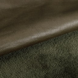 Хутро для дублянки овчина DF Наппалан зелений хакі 8мм т/т Італія