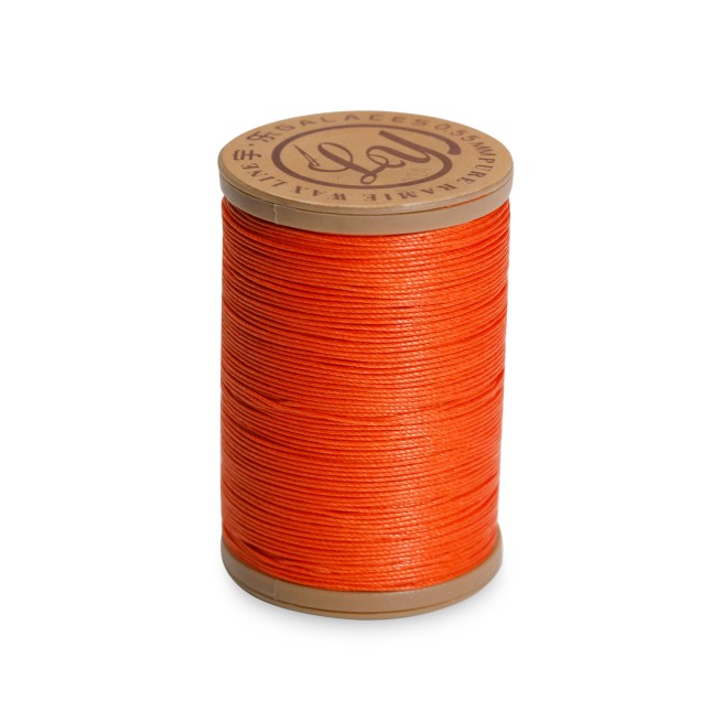 Нитка вощена GALACES Ramie 0,55мм оранж PUMPKIN