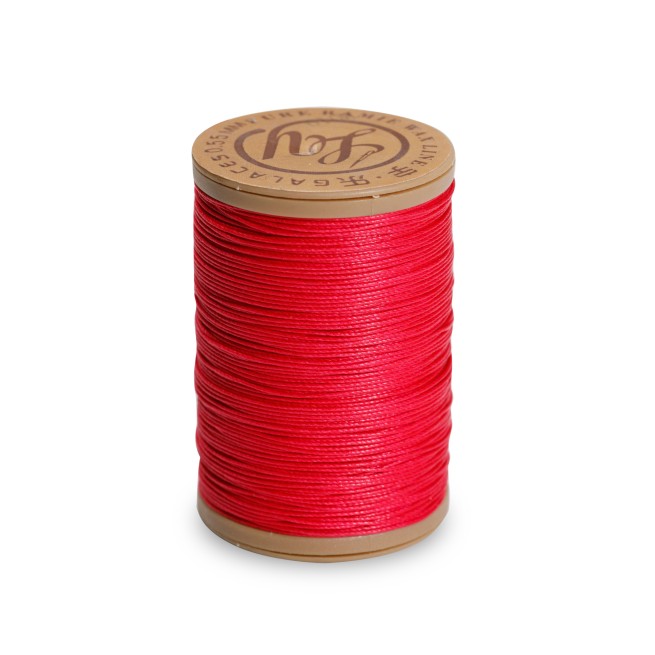 Нитка вощена GALACES Ramie 0,55мм рожевий BRIGHT PINK