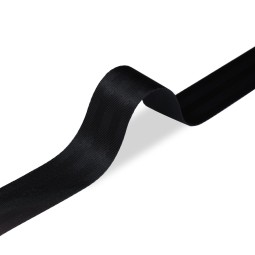 Лента ременная 38мм нейлон черный полосы Италия