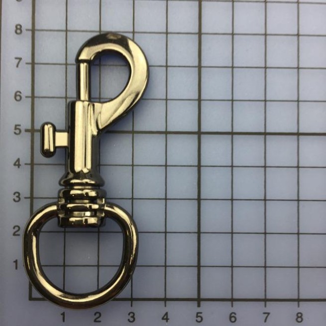 Карабін ЧОРНИЙ НІКЕЛЬ 20х80 мм