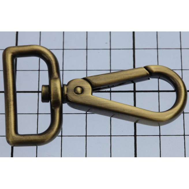 Карабін ЛАТУНЬ 30 мм тип D0875