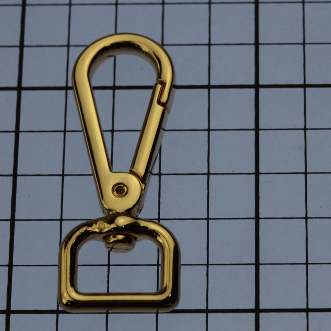 Карабін ЗОЛОТО 15 мм тип D0419