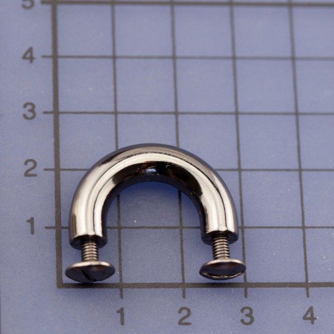 Тримач ЧОРНИЙ НІКЕЛЬ дуга 14 мм