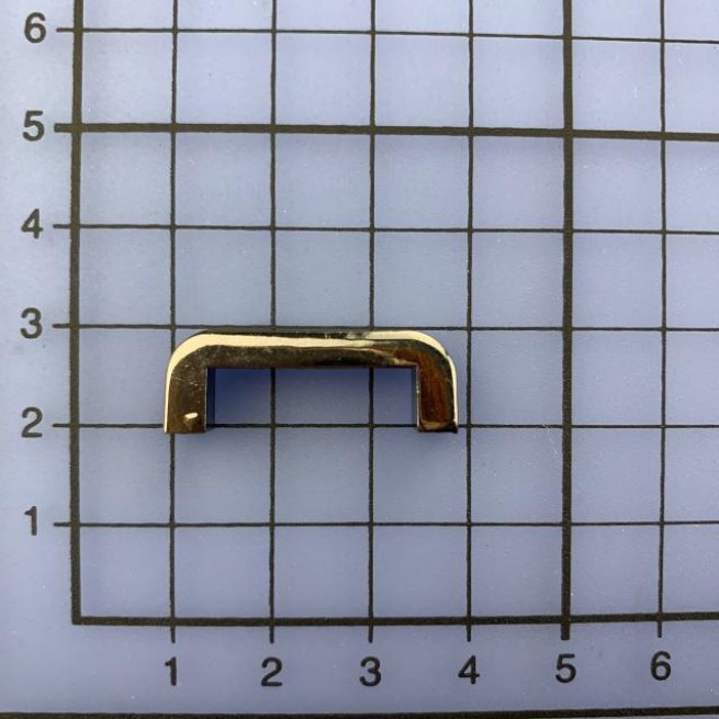 Тримач ЧОРНИЙ НІКЕЛЬ 20 мм прямокутний