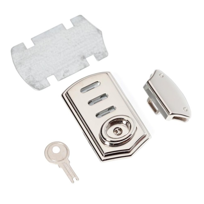 Замок НІКЕЛЬ сумковий 36х70 мм тип D0527