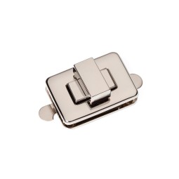 Замок НІКЕЛЬ поворотний 35,5х25 мм тип D0236