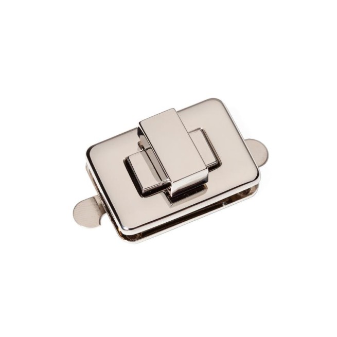 Замок НІКЕЛЬ поворотний 35,5х25 мм тип D0236