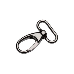 Карабин ЧЕРНЫЙ НИКЕЛЬ 30 мм тип D0337