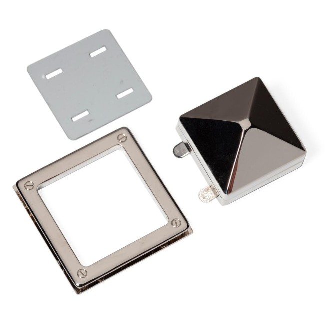 Замок НІКЕЛЬ поворотний 55 мм тип D1239