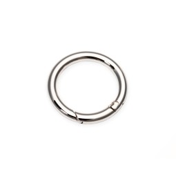 Карабин-кольцо НИКЕЛЬ 34,5 мм тип D0299