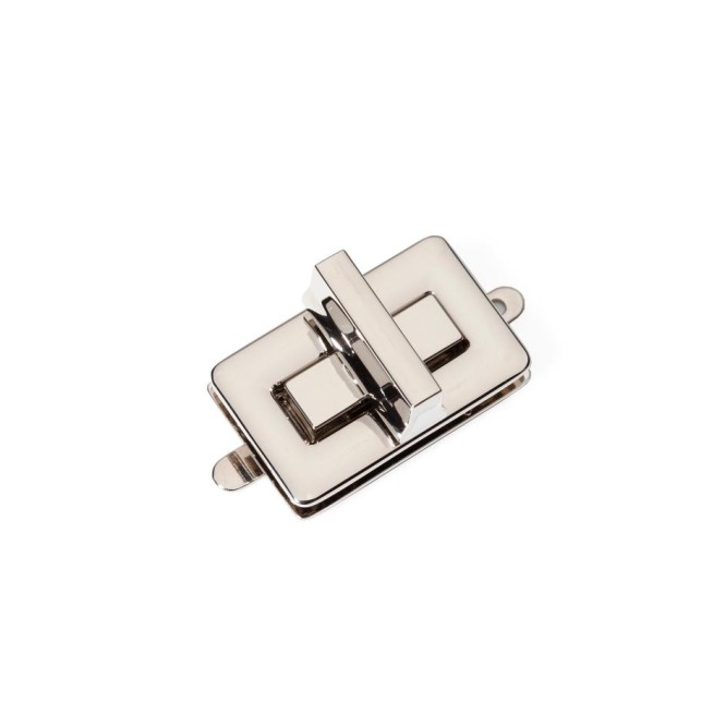 Замок НІКЕЛЬ поворотний 37,8х23,6 мм тип D1295