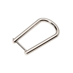 Тримач НІКЕЛЬ 20х59 мм арочний зі штифтом