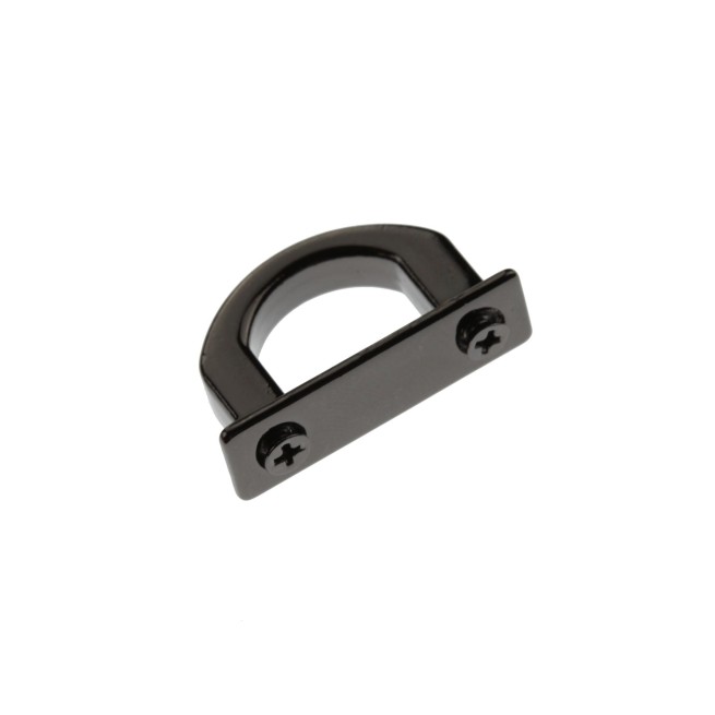 Тримач ЧОРНИЙ НІКЕЛЬ дуга 14 мм з пластиною