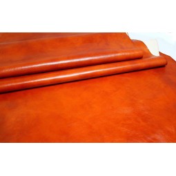 Шкіра ВРХ Vegetale TESSA оранж глянець 1,5 Італія