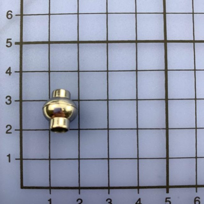 Застібка НІКЕЛЬ супутник браслет. магніт 5 мм тип D1227