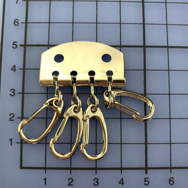 Тримач для ключниці НІКЕЛЬ 34 мм тип D0323 (4 кільця)