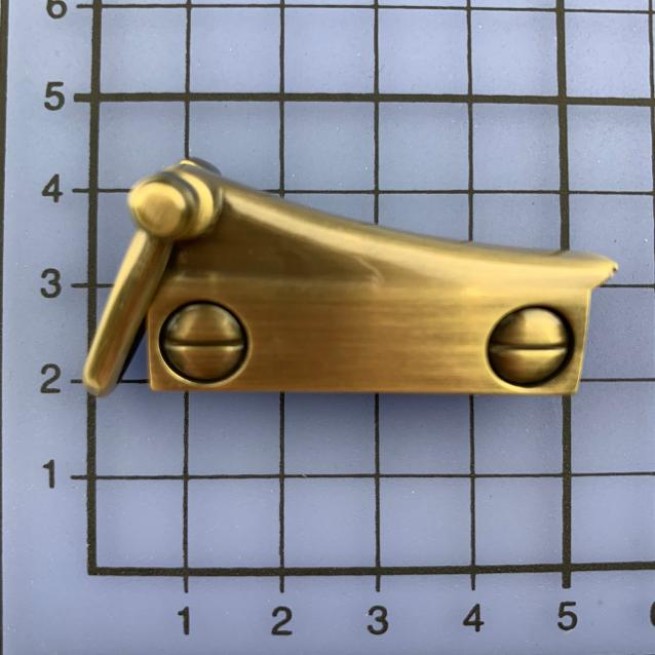 Тримач ЛАТУНЬ TWINS 40х5 мм тип D0193 (лівий + правий)