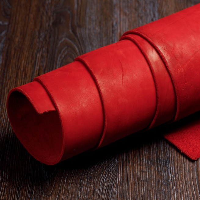 КРАСТ ремінний НАПІВШКІРА червоний 3,5+