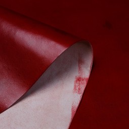 Шкіра ВРХ Vegetale TESSA бордо глянець 1,5 Італія