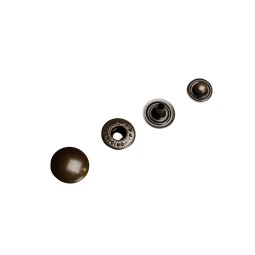 Кнопка Альфа ЛАТУНЬ 14 мм тип X0057 (4 частини)