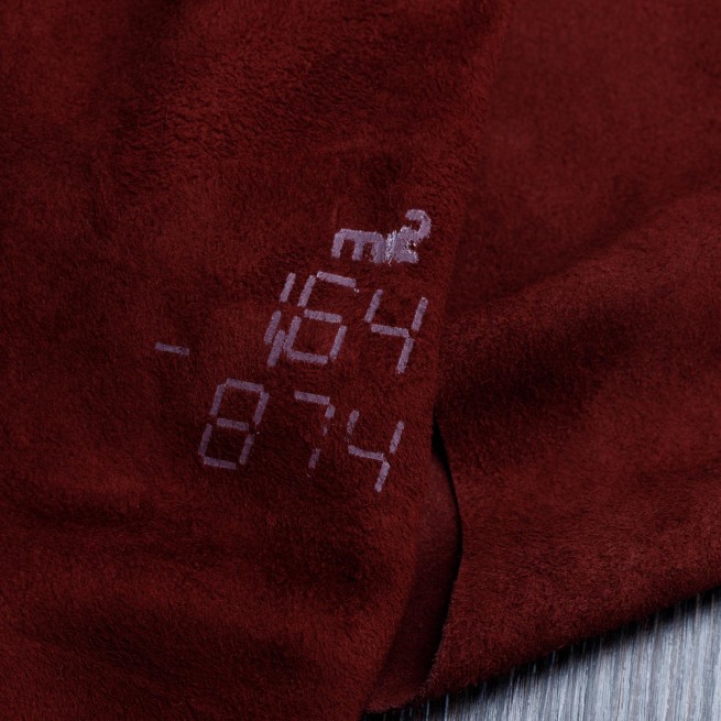 Спил-велюр ATLAS бордо RUBY WINE 1,1-1,3