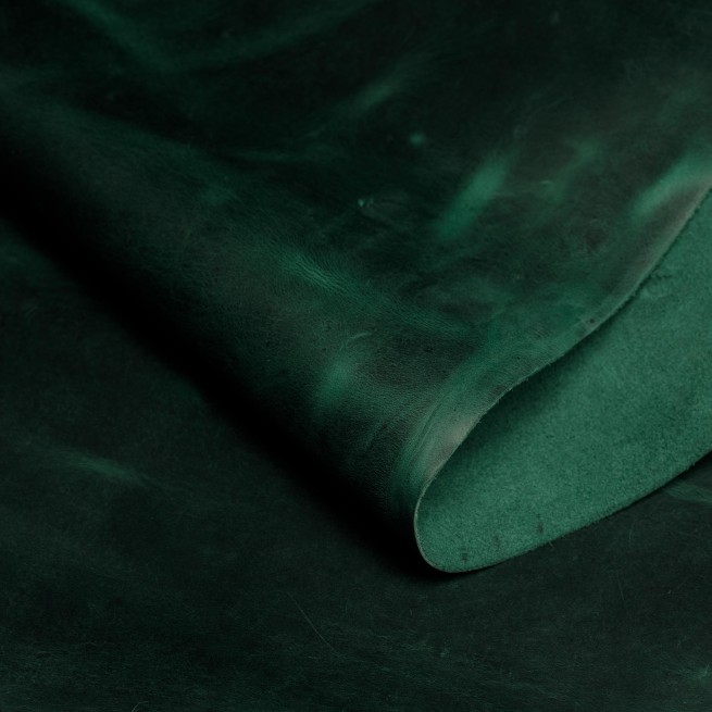 Шкіра ВРХ зелений Crazy OLIO JUNGLE 1,4-1,6