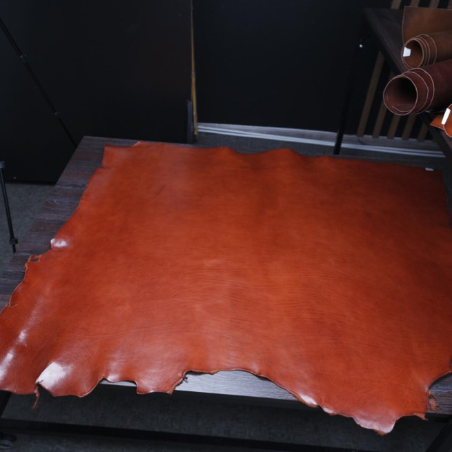 Воріт ремінний Vegetale LORD коричневий коньяк 1 сорт 2,8-3,0 Італія