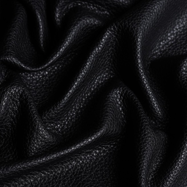 Шкіра одягова Олень чорний напівглянець 0,7-0,9