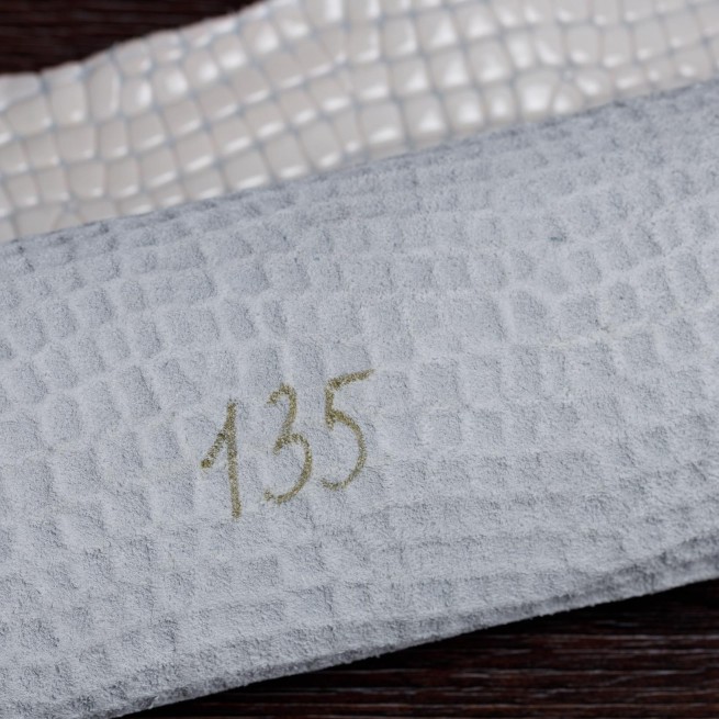 Шкіра КРС ЛАК біла STAMP КРОКО 1,2-1,4