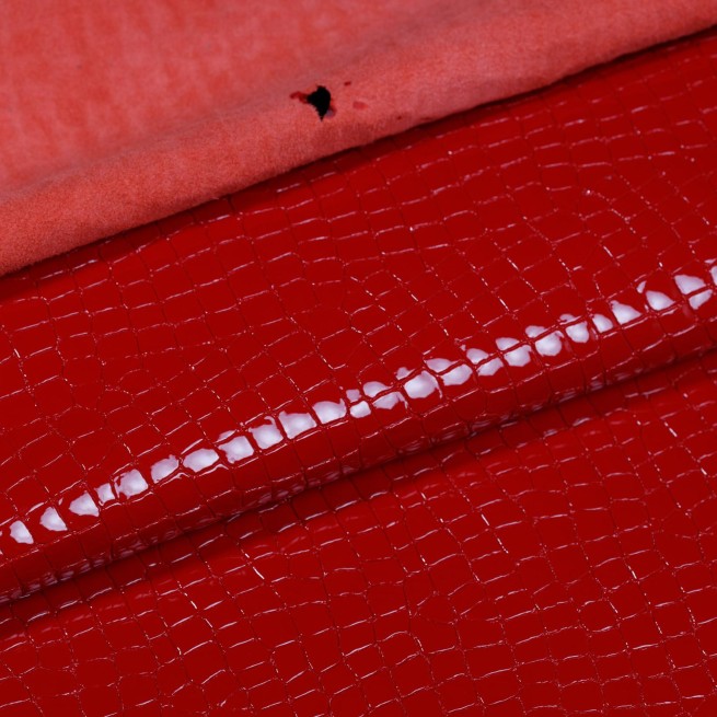 Шкіра теляча червона FILM CROCO 0,9-1,1