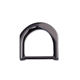 Полукольцо декоративное ЧЕРНЫЙ НИКЕЛЬ 35 мм