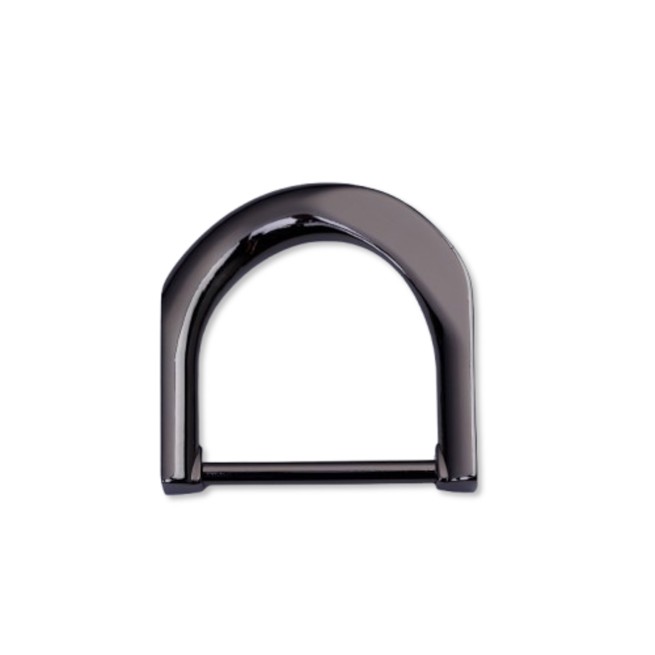 Полукольцо декоративное ЧЕРНЫЙ НИКЕЛЬ 35 мм