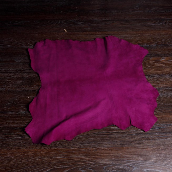 Велюр шевро Stefania фиолетовый СЛИВА 0,7-0,9 Италия