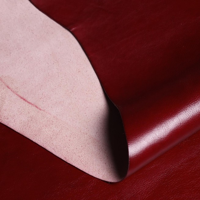 Шкіра ВРХ Vegetale TESSA бордо CREMISI глянець 1.4