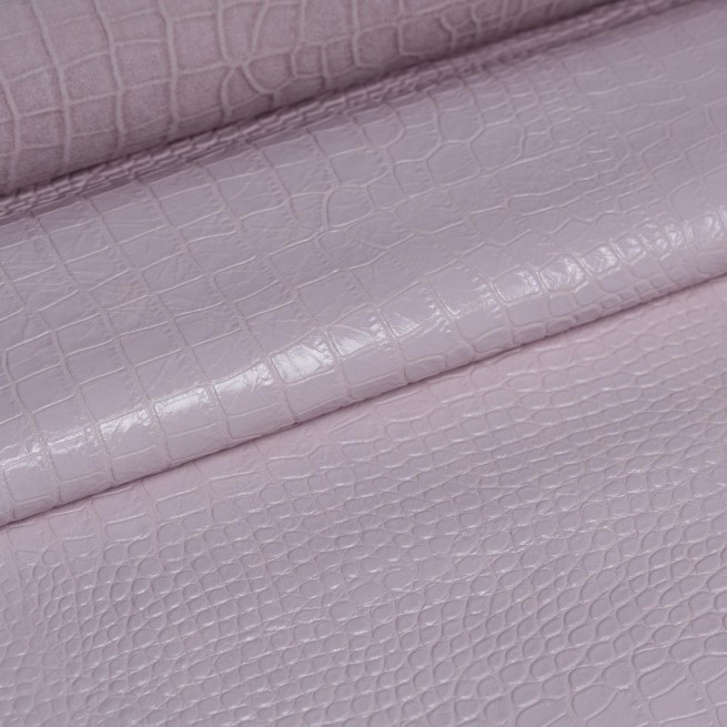 Шкіра ВРХ ЛАК фіолет STAMP КРОКО ORCHID TINT 1,2-1,4